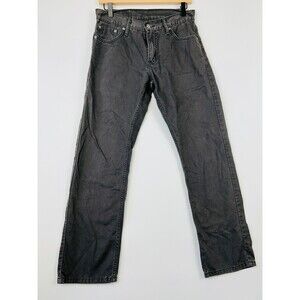 Levi's 514 Jeans Size 30/30 Straight Leg Black‎ Wash Low to Mid Rise Classic